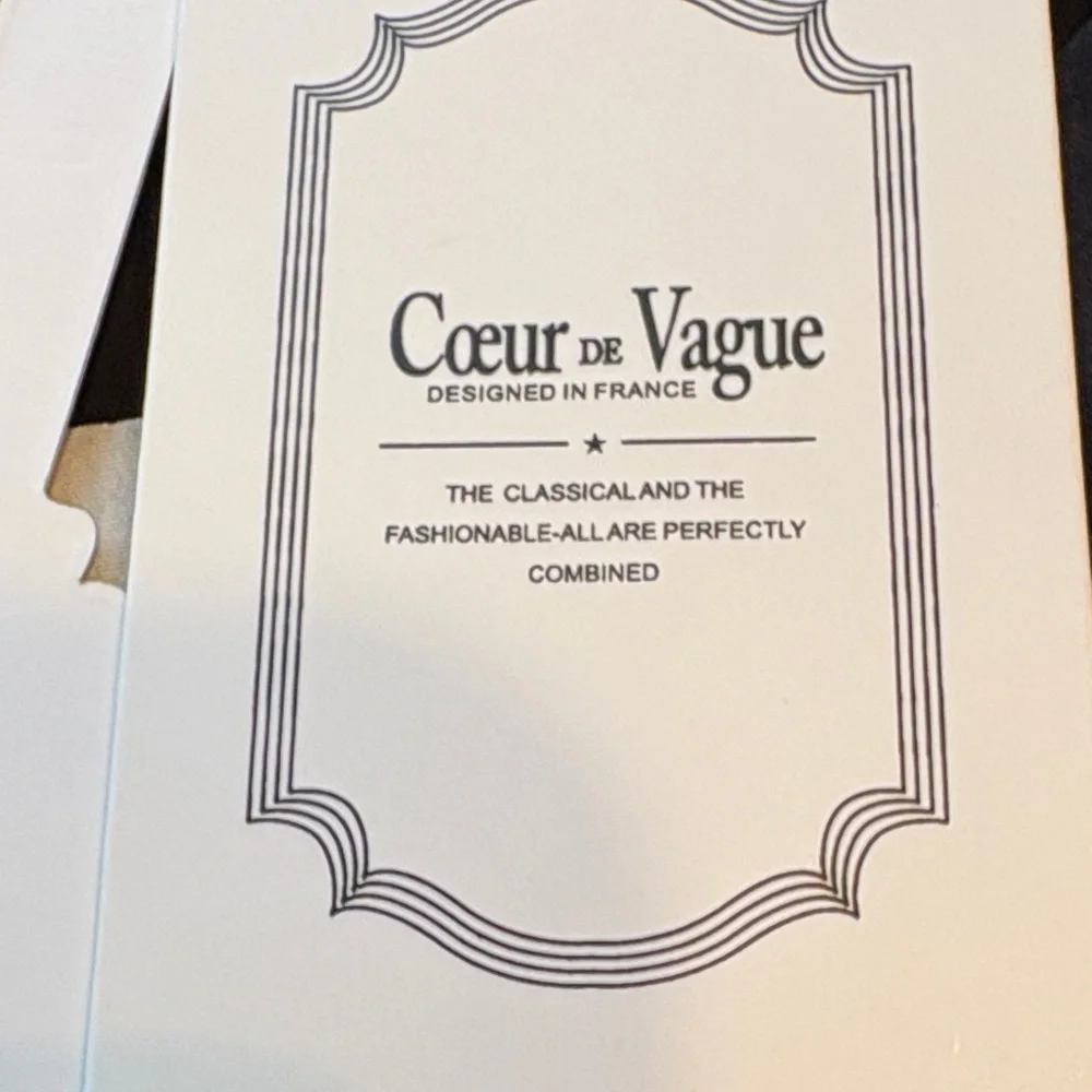 Couer De Vague Black and White Polka Dot Dress - Picture 6 of 8